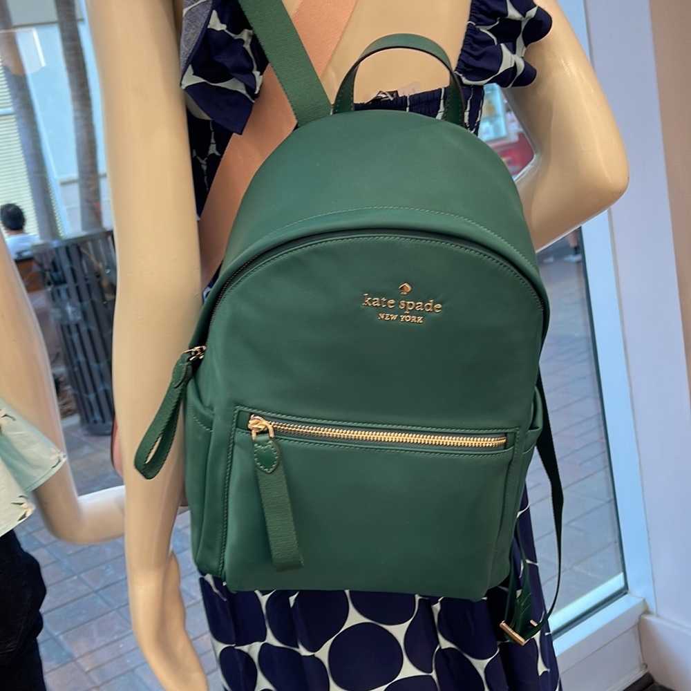 Kate Spade Chelsea Medium Backpack 
COLOR: Deep Jade 
NWT - Picture 2 of 16
